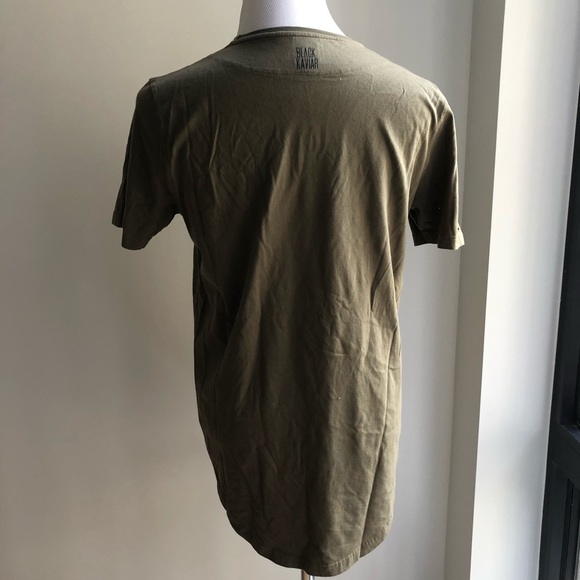 Black Caviar mud green t shirt size large - Picture 6 of 8